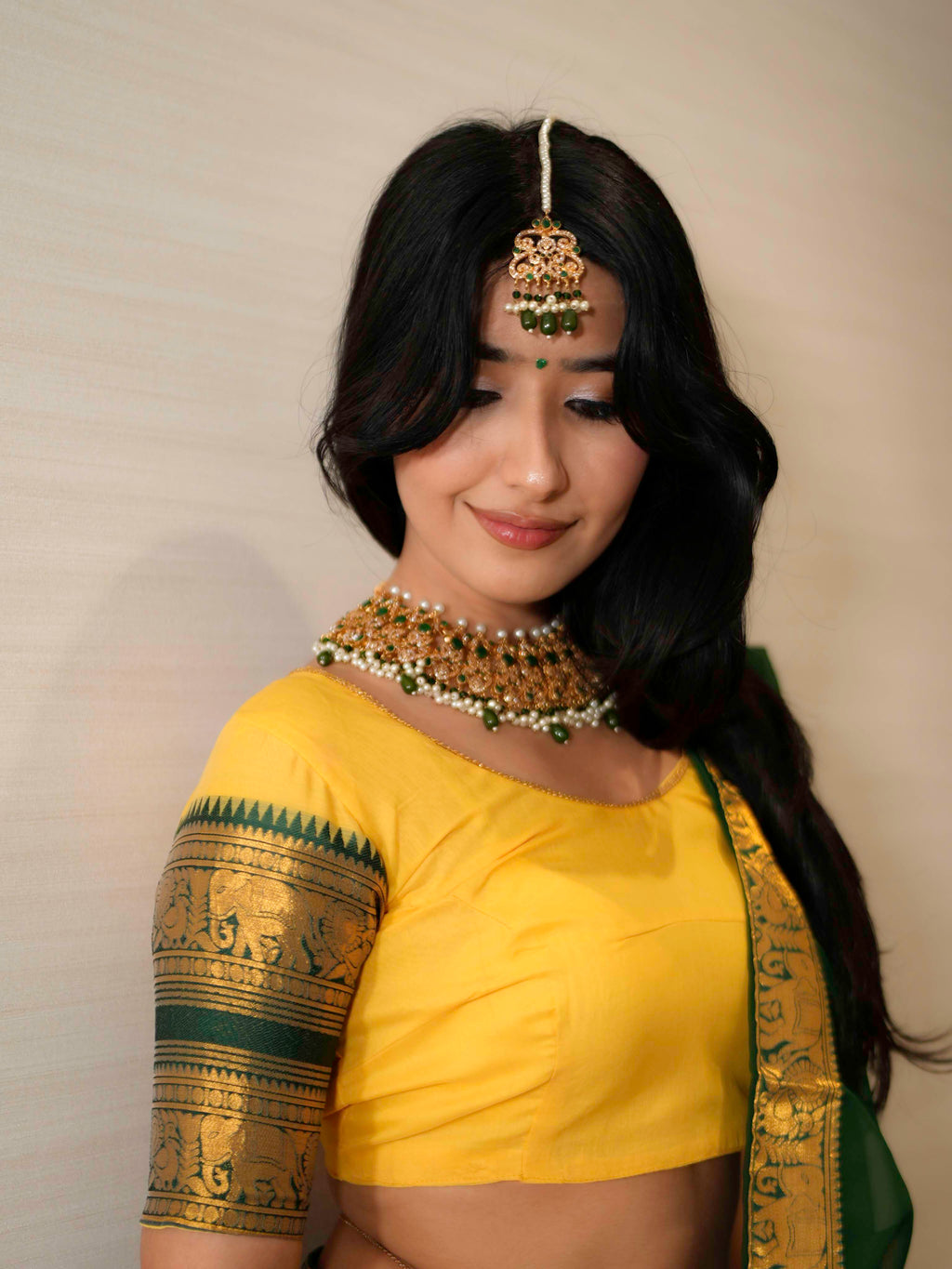 Kanjivaram Silk Lehenga Choli with Zari Weaving Dupatta Wedding Wear