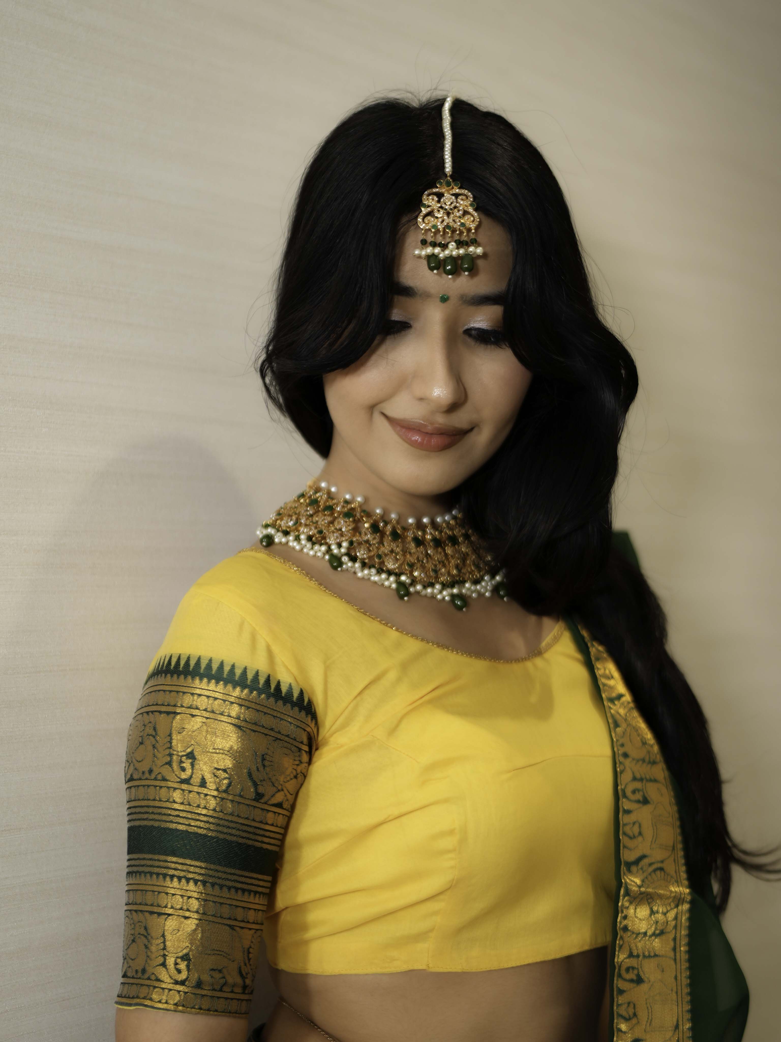 Kanjivaram Silk Lehenga Choli with Zari Weaving Dupatta Wedding Wear