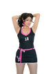 Katrina Kaif Inspired Black Lycra Bodycon Mini Dress with Pink Detail Bollywood Outfit | Inspired by: “Main Tera Dhadkan Teri” – Ajab Prem Ki Ghazab Kahani 💖