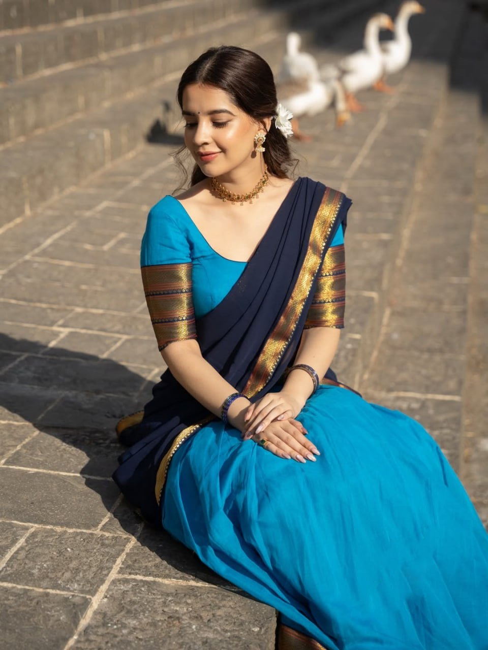 Kanjivaram Silk Lehenga Choli with Zari Weaving Dupatta Wedding Wear